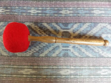 Mallet rubber with felt XXL, length &plusmn;40 cm