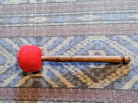 Mallet rubber with felt M, length &plusmn;29 cm